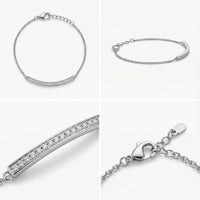 Thumbnail for Crystal Bar Bracelet, view 4
