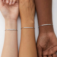 Thumbnail for Crystal Bar Bracelet, view 5