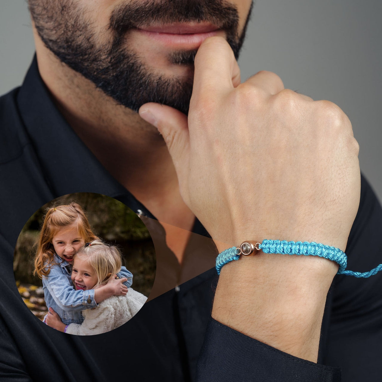 Brother & Sisters Bracelet Man Photo Bracelet