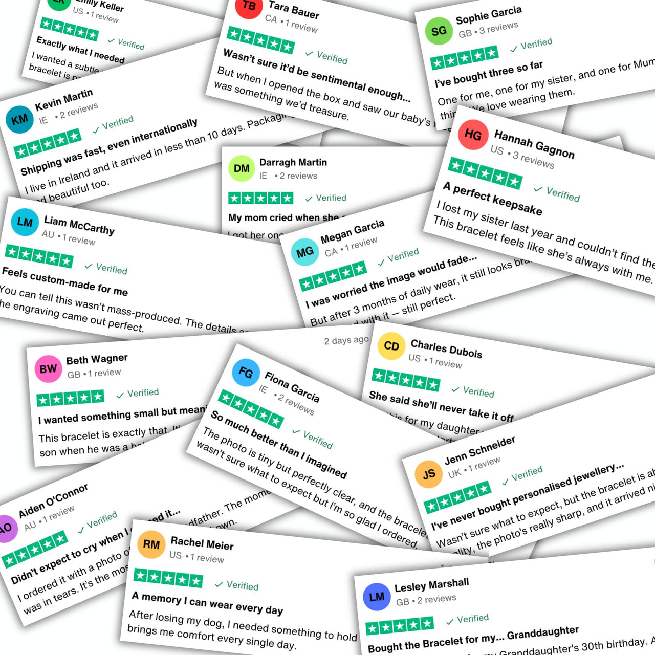 Man Grey Photo Bracelet