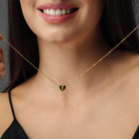Thumbnail for Gold Necklace for a woman - Love Initial Necklace - Woman Necklace - Letter Necklace Necklace Brother & Sisters