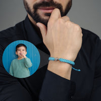 Thumbnail for Man Bracelet - Men’s Personalised Bracelet - Personalized Gift - Custom Jewelry For Him - Custom Bracelet Picture - Personalised Photo Gift Bracelet Brother & Sisters