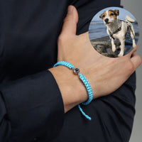 Thumbnail for Man Bracelet - Men’s Personalised Bracelet - Personalized Gift - Custom Jewelry For Him - Custom Bracelet Picture - Personalised Photo Gift Bracelet Brother & Sisters