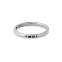 Thumbnail for Stainless Steel Ring - Woman Ring - Custom Name Ring – Engraved Ring - Custom Ring Ring Brother & Sisters