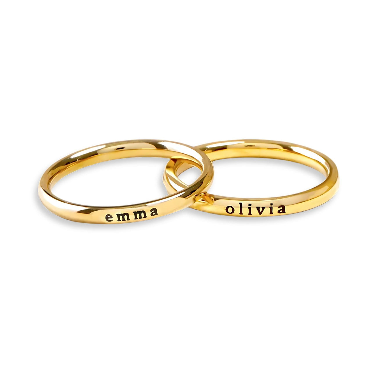 Stainless Steel Ring - Woman Ring - Custom Name Ring – Engraved Ring - Custom Ring Ring Brother & Sisters