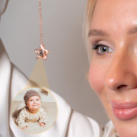 Thumbnail for Star Photo Personalised Necklace  - Photo Necklace - Photo Projection Necklace Necklace Brother & Sisters