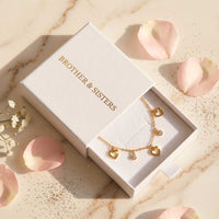 Thumbnail for Heart & Crystal Anklet