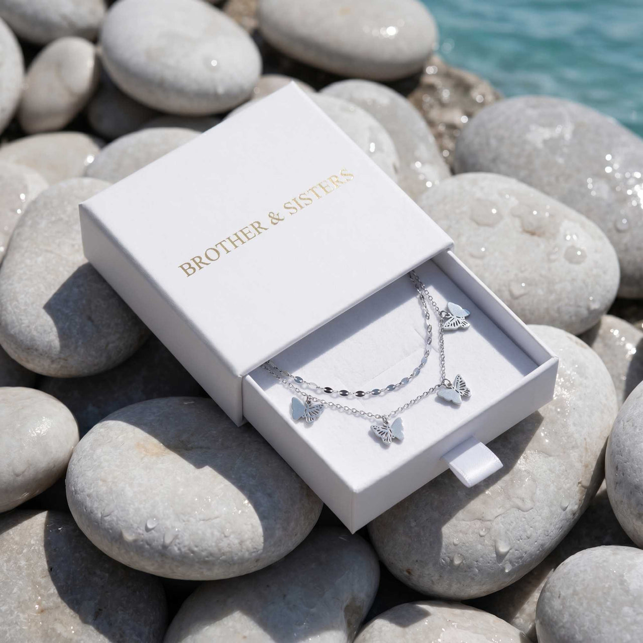 Butterfly Layered Anklet