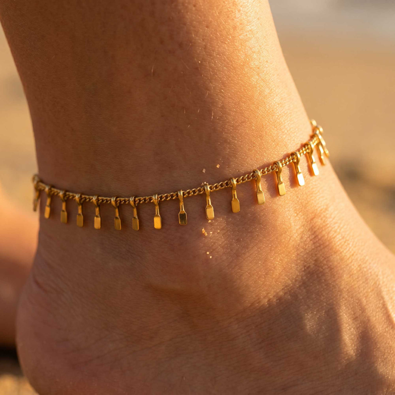 Capri Fringe Anklet