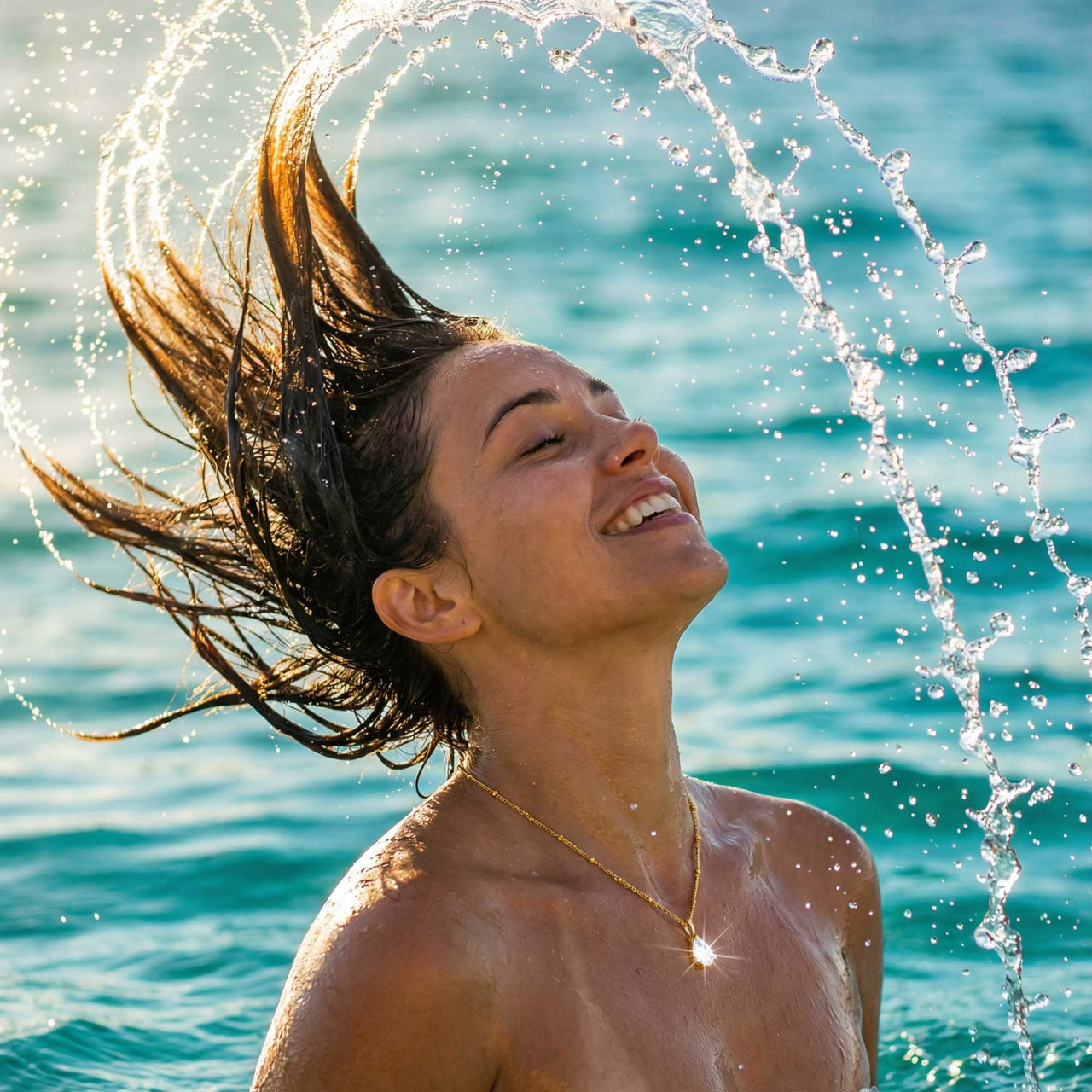 Astra Teardrop Necklace