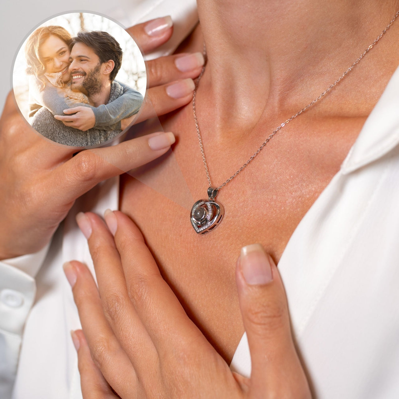 Romance Photo Necklace