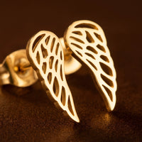Thumbnail for Close-up of the gold stud earrings | SKU: 42008-gold