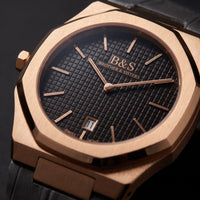 Thumbnail for Grey King men's watch, dial close-up – Brother & Sisters (SKU 01122019-grey-king)
