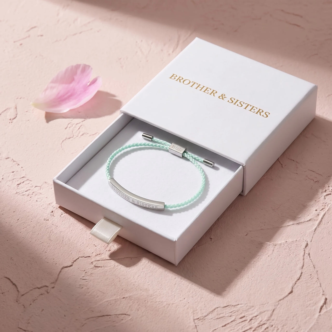 Rope bracelet — in the gift box, silver | SKU: lamenthe-wg
