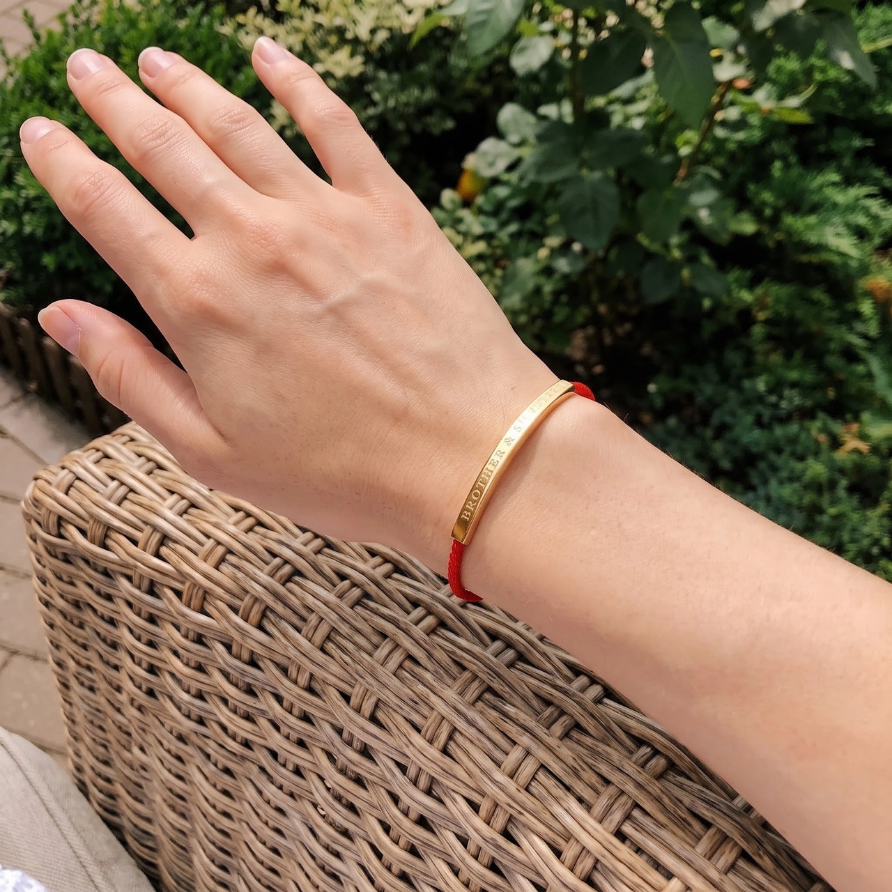 L'Amour, gold bracelet — real size | SKU: lamour-g