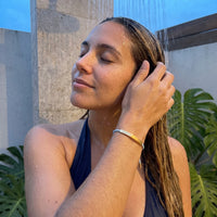 Thumbnail for Travel bracelet — worn in the shower, waterproof, gold | SKU: leciel-g