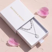 Thumbnail for Layered necklace — in the gift box, silver | SKU: le-tendance-wg