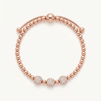 Thumbnail for Beaded bracelet — product photo on a white background, rose gold | SKU: 25535342-rose-gold