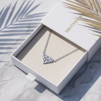Thumbnail for Layering necklace — in the gift box, silver | SKU: 12791388-white-gold