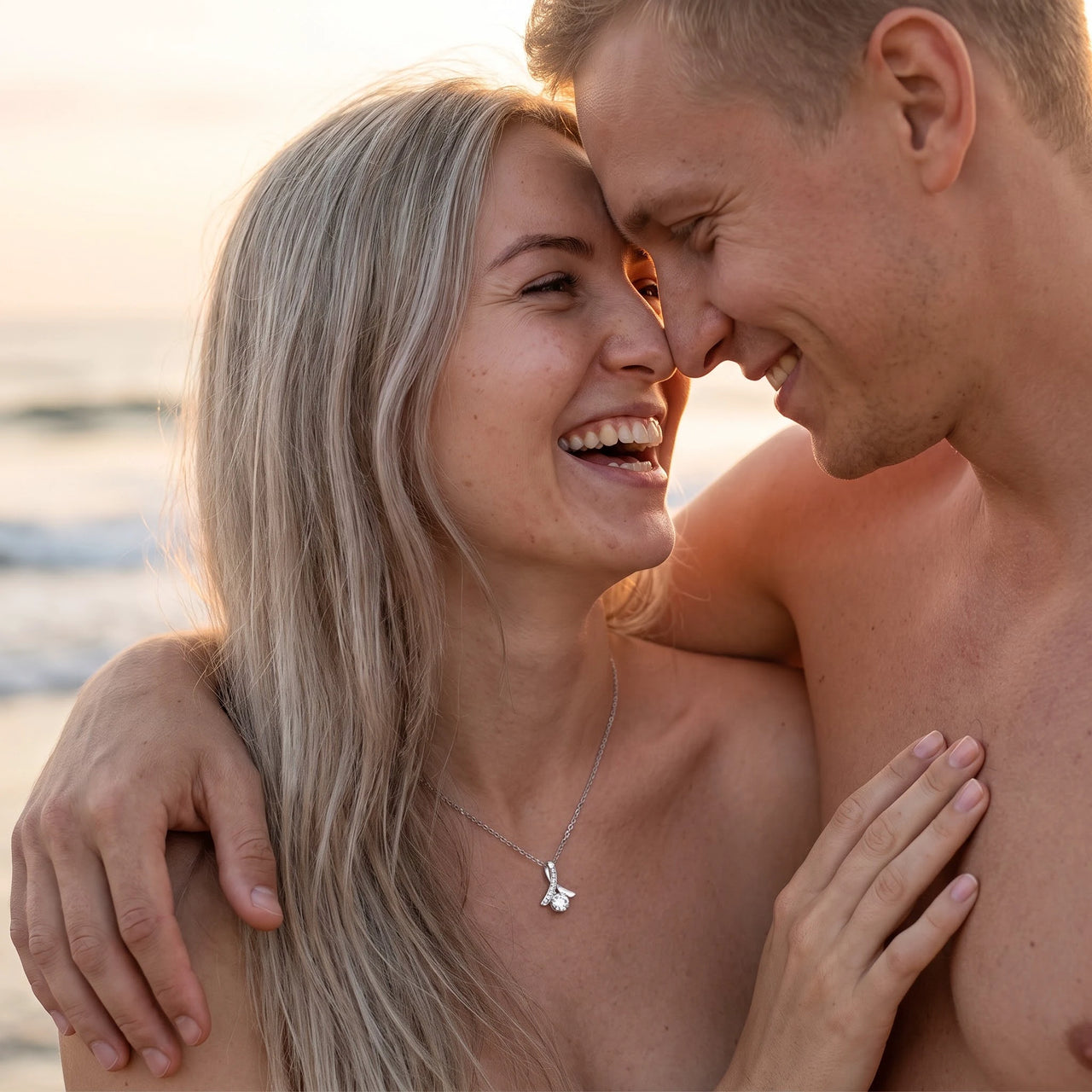 Gifts for her — worn by a couple, silver | SKU: 6309048