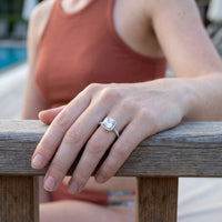 Thumbnail for Waterproof ring — worn on a relaxed day, silver | SKU: 497131-4.5-silver