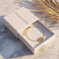 Thumbnail for Tree of life bracelet — in the gift box, gold | SKU: 18963309-gold